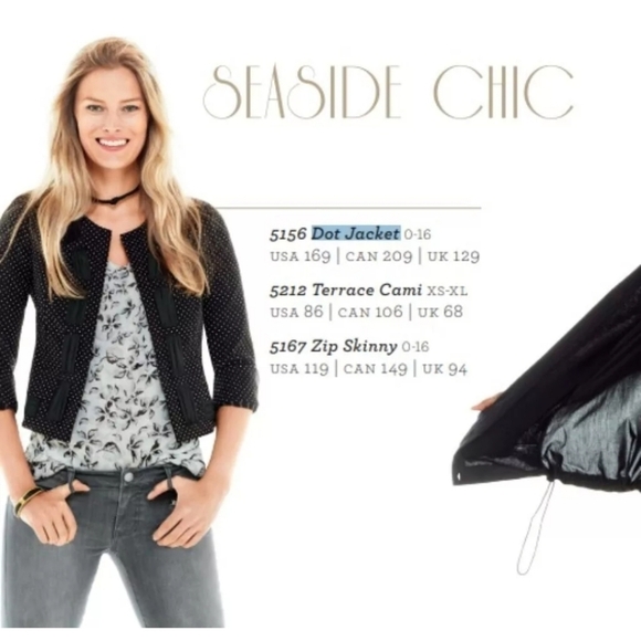 Cabi black and white polka dot jacket - Picture 10 of 10